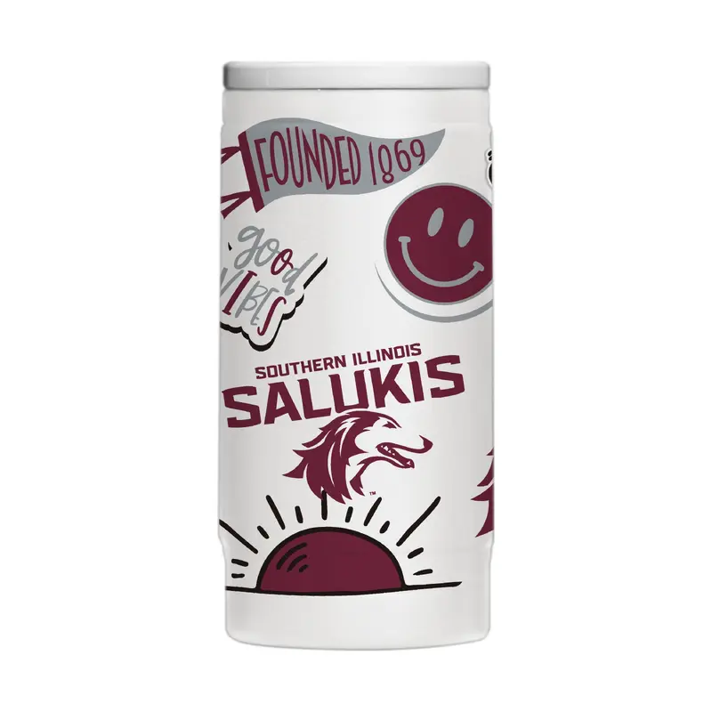 Souther Illinois 12oz Native Powdercoat SlimCan Coolie