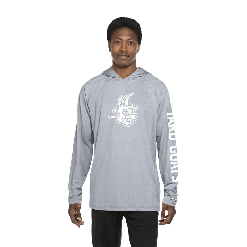 Hartford Yard Goats New Era Hooded Longsleeve Tee