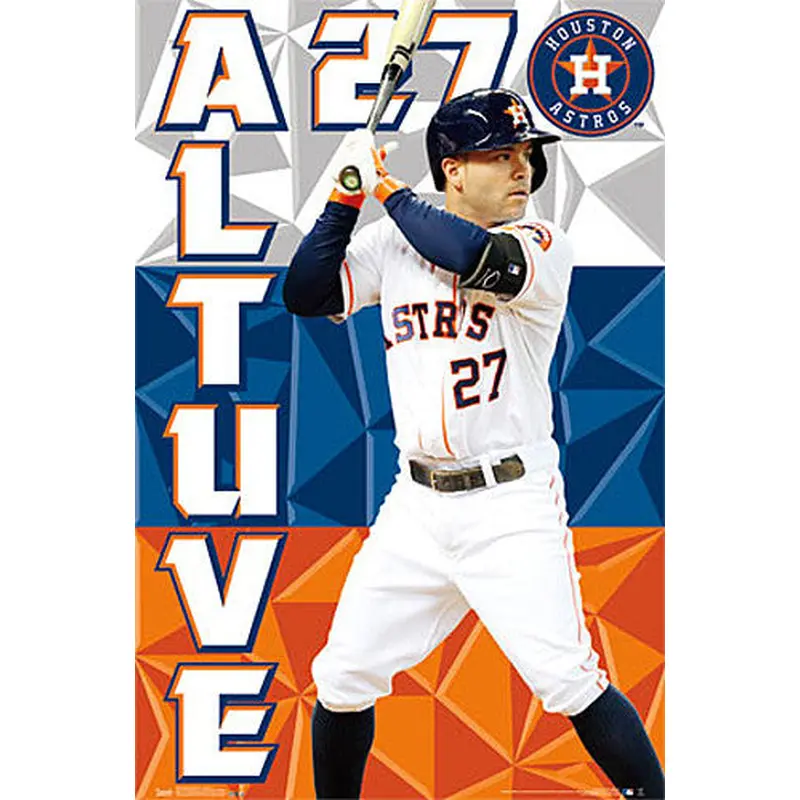 Jose Altuve "Superstar" Houston Astros MLB Baseball Poster - Trends International
