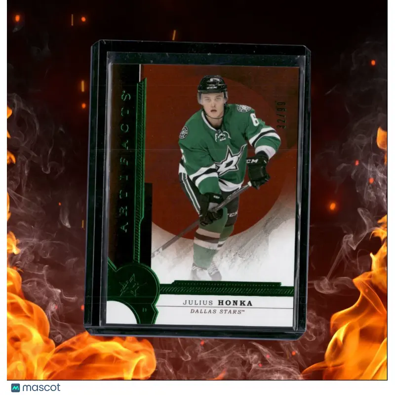 2016-17 Upper Deck Artifacts Julius Honka Emerald Rookie 32/99 #RED219