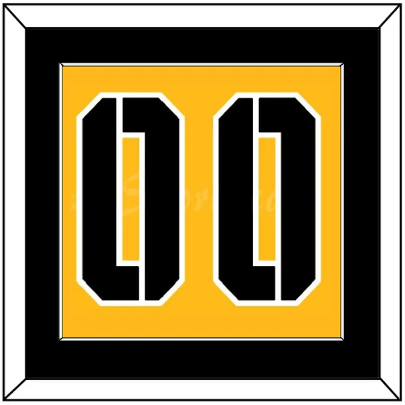 Pittsburgh Number (Back) - 2017 Stadium Series Gold - Single Mat 2
