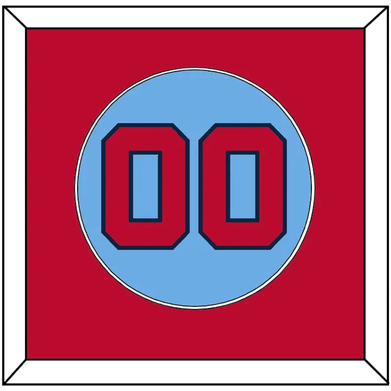Minnesota Number - Alternate Light Blue - Single Mat 3