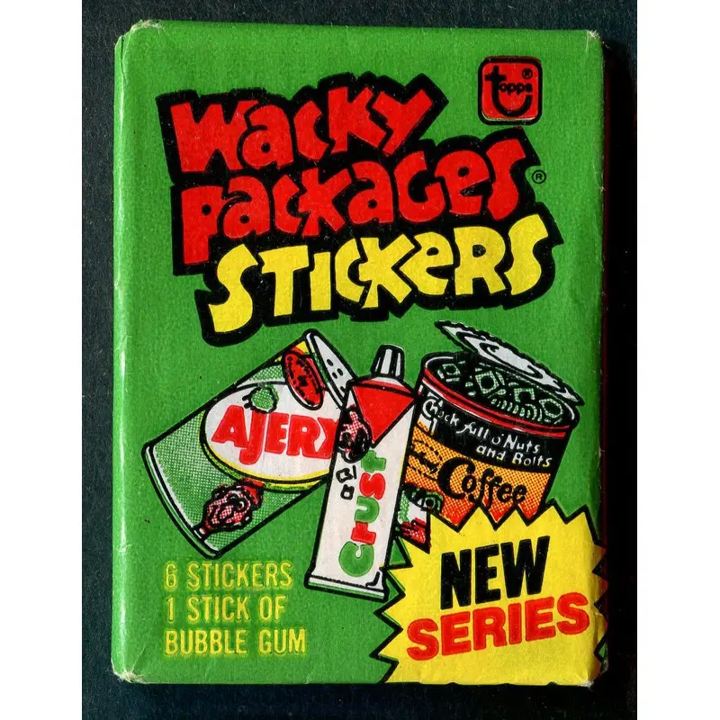 1980 Topps Wacky Packages Unopened Series 4 Wax Pack