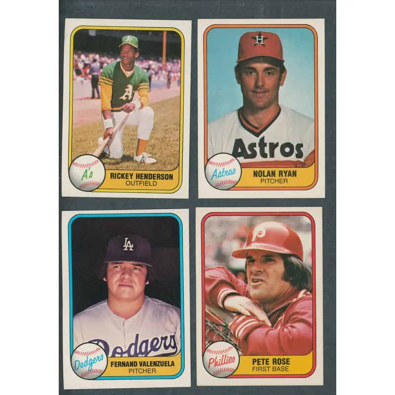 1981 Fleer Baseball Complete Set NM (660) (23-86)