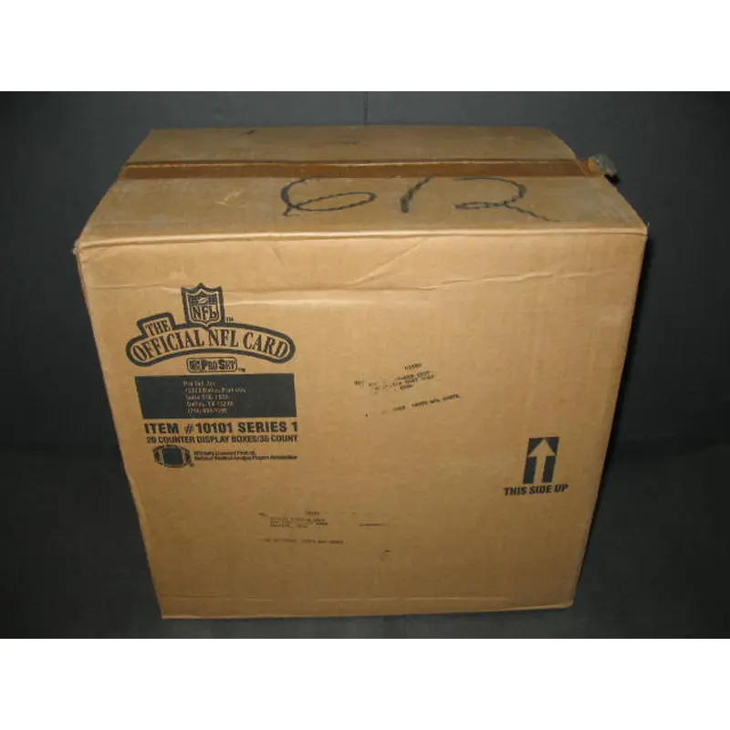 1989 Pro Set Football Series 1 Case (20 Box) (Sealed)