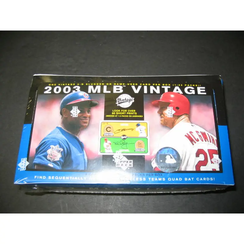 2003 Upper Deck Vintage Baseball Box (Hobby)