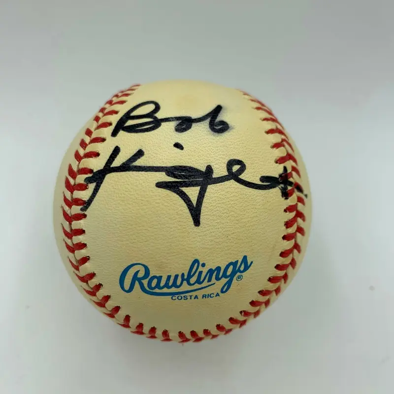 Bob Knight Single Signed American League Baseball Indiana Hoosiers JSA COA