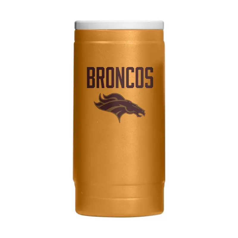 Denver Broncos  Huddle Powder Coat Slim Can Coolie