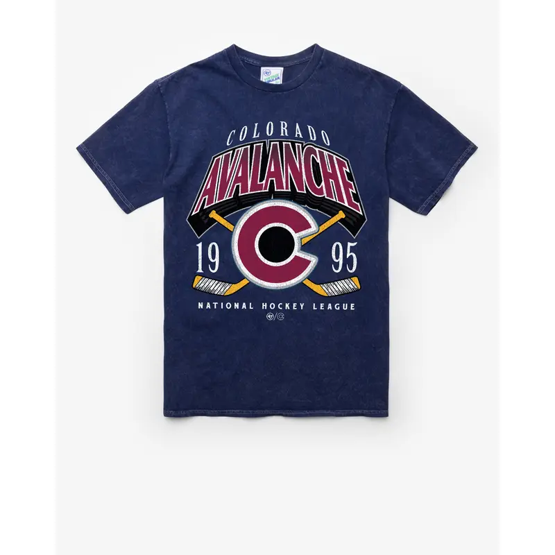 COLORADO AVALANCHE LOCKER VINTAGE '47 TUBULAR TEE