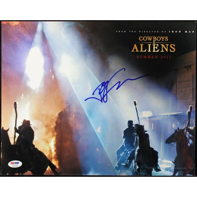 Jon Favreau Cowboys & Aliens Signed Authentic 11X14 Photo PSA/DNA #T50695