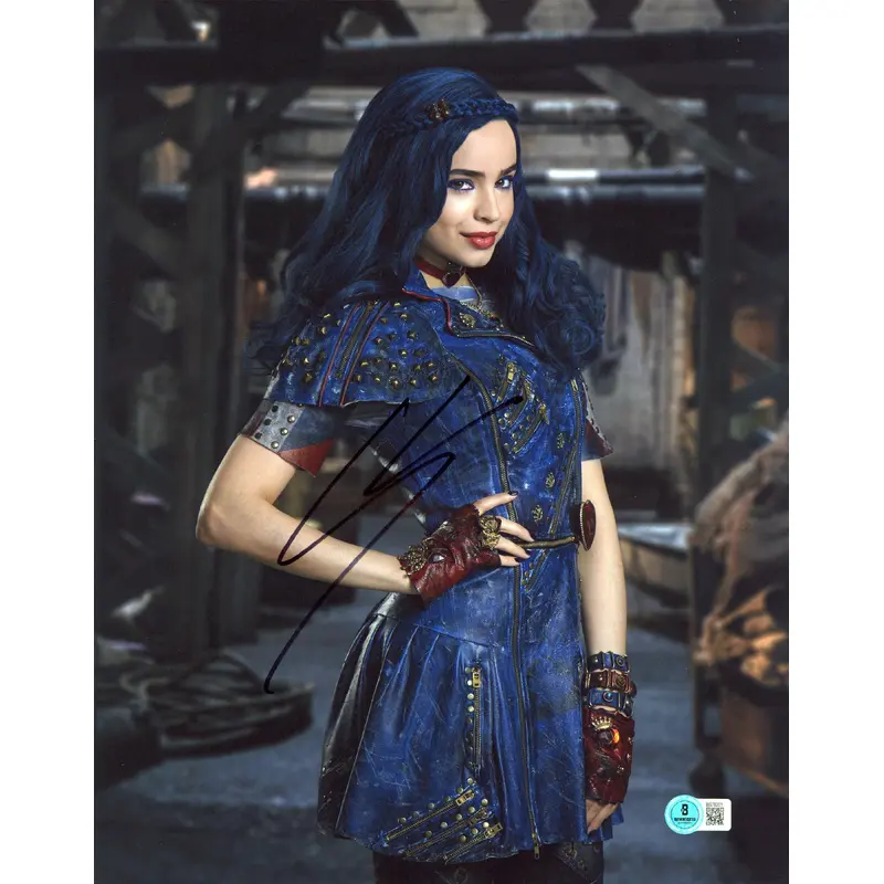 Sofia Carson Descendants Authentic Signed 11x14 Vertical Photo BAS #BS78201