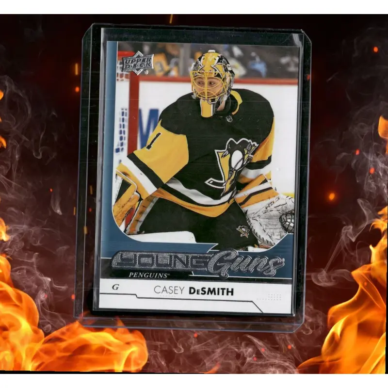2017-18 Upper Deck Update Casey DeSmith Young Guns (B) SP Authentic Rookie #512