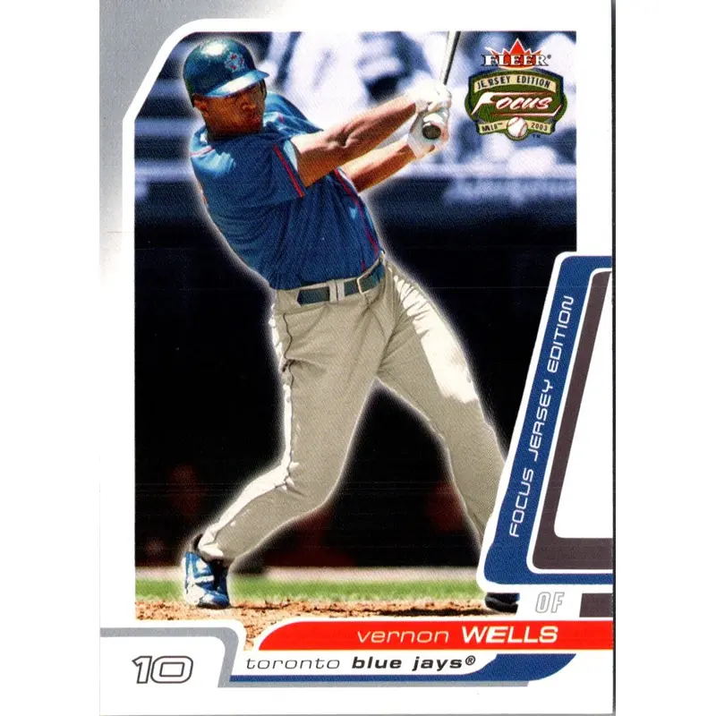 2003 Fleer Focus Jersey Edition Vernon Wells #143