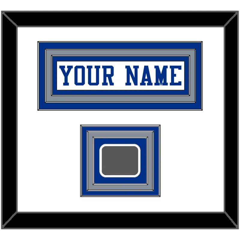 Dallas Nameplate & Super Bowl Jersey Patch - White Jersey - Triple Mat 1