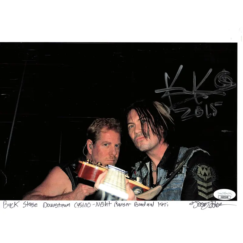 Keri Kelli signed 8.5x11 photo JSA Autographed Night Ranger