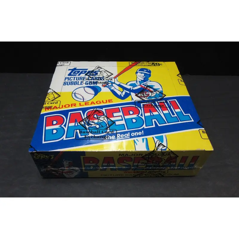 1983 Topps Baseball Unopened Cello Box