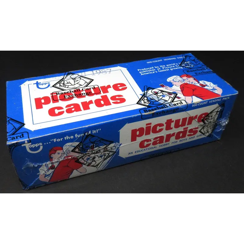 1987 Topps Baseball Unopened Vending Box (FASC)