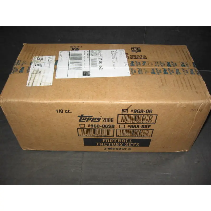 2006 Topps Football Factory Set Case (Retail) (8 Sets)