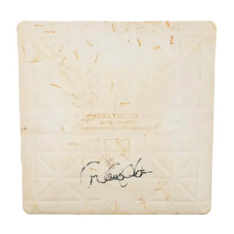 Derek Jeter Signed Authentic 2008 Game Used Base Yankee Stadium Steiner COA