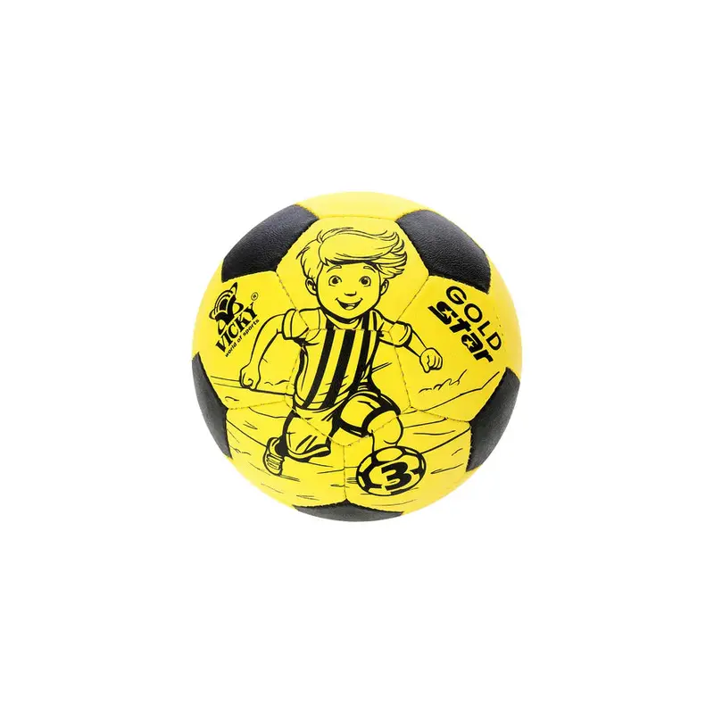 Vicky Gold Star Size 3 Football | Kibi Sports