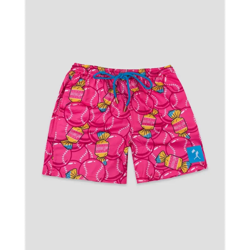 Baseballism Doubles and Bubbles Diamond Air Mesh Shorts - Youth