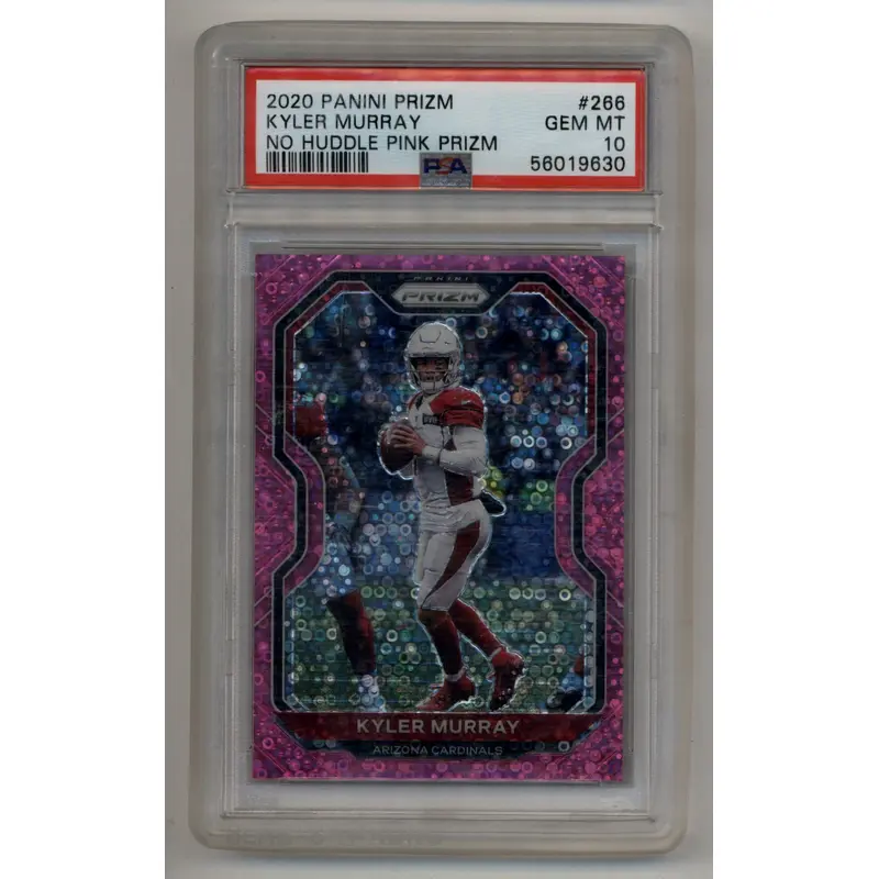 Kyler Murray 2020 Prizm No Huddle Pink 14/15 PSA 10 Gem Mint