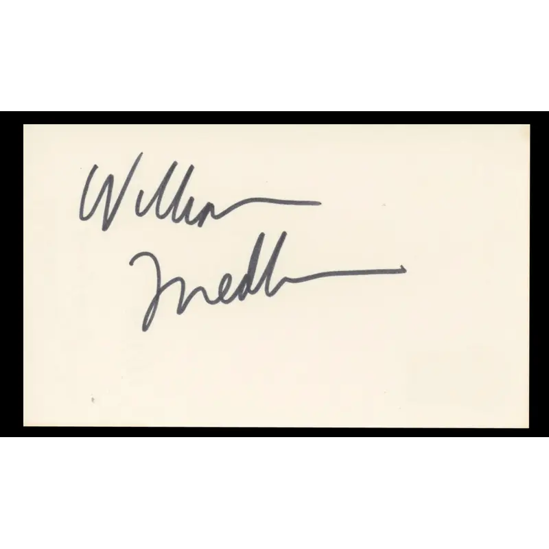 William Friedkin The Exorcist Authentic Signed 3x5 Index Card BAS #BT01230