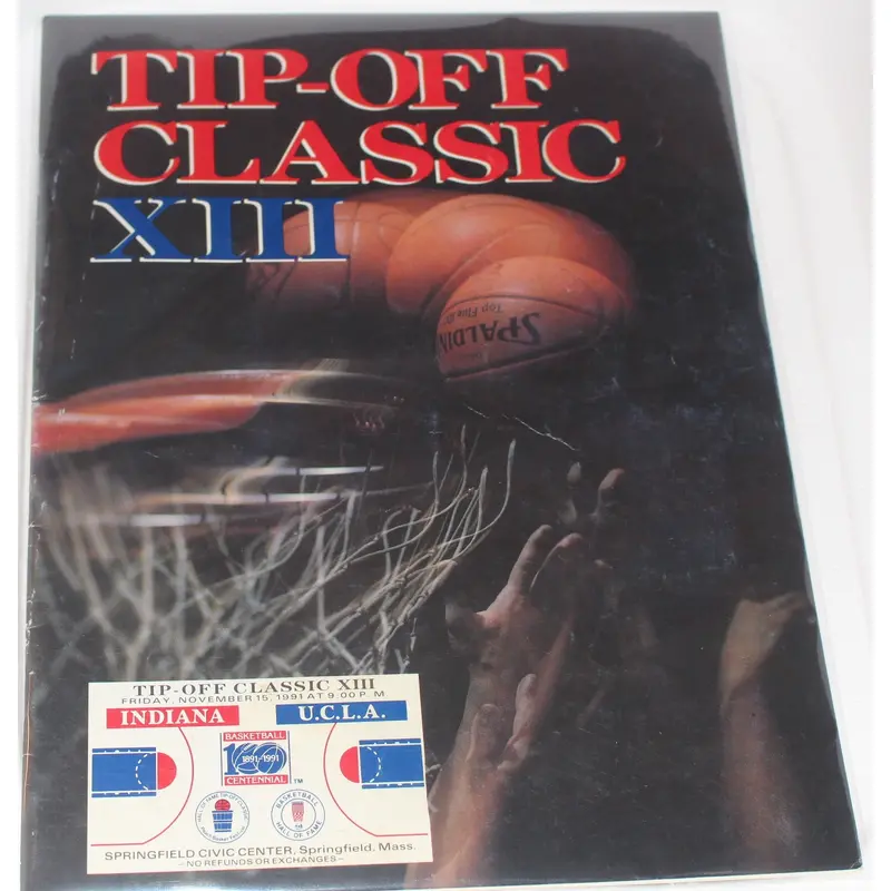 1991 Tip Off Classic UCLA vs Indiana University Basketball Program