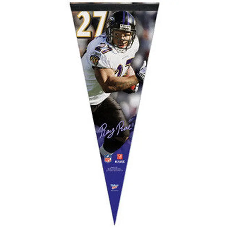 Ray Rice "Signature" Premium Felt Pennant (LE /1,000) - Wincraft 2010