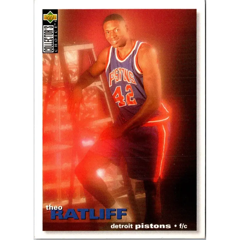 1995 Collector's Choice Theo Ratliff #305 Rookie