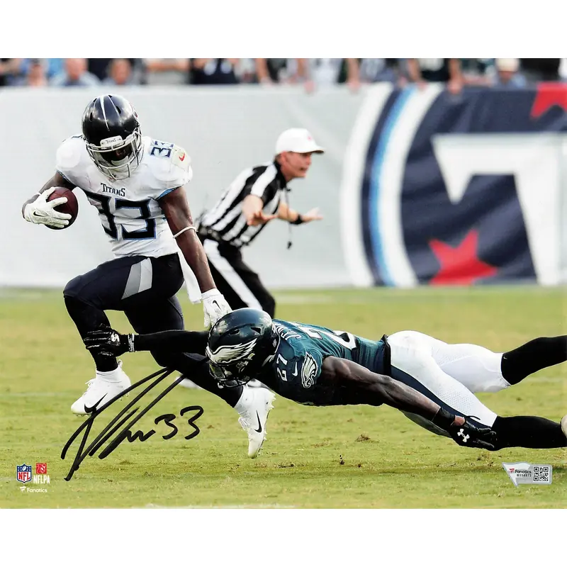 Dion Lewis signed 8x10 photo Fanatics Tennessee Titans Autographed