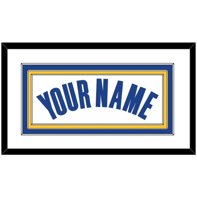 Golden State Name - White Association - Triple Mat 1