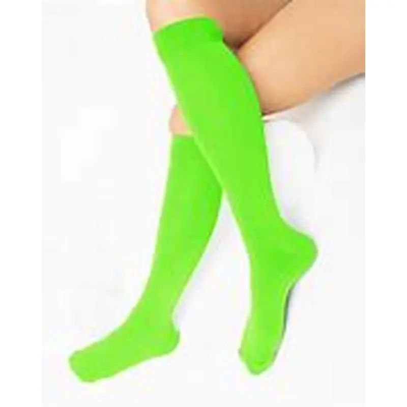 New Champro Neon Green Multi-Sport 100% Polyester Sock Size Large