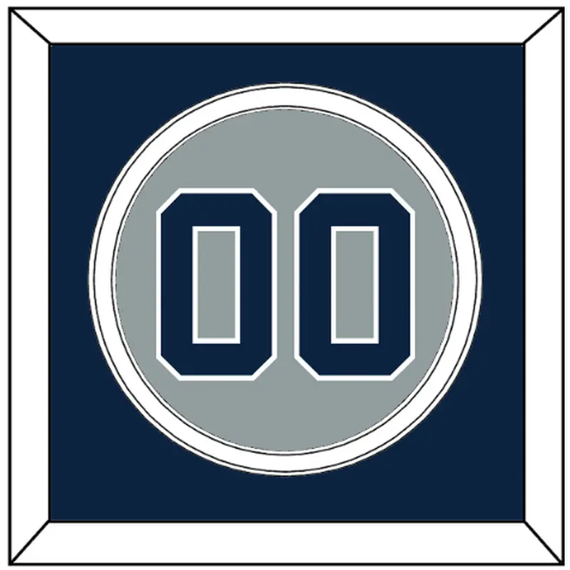 New York Number - Road Gray - Double Mat 2