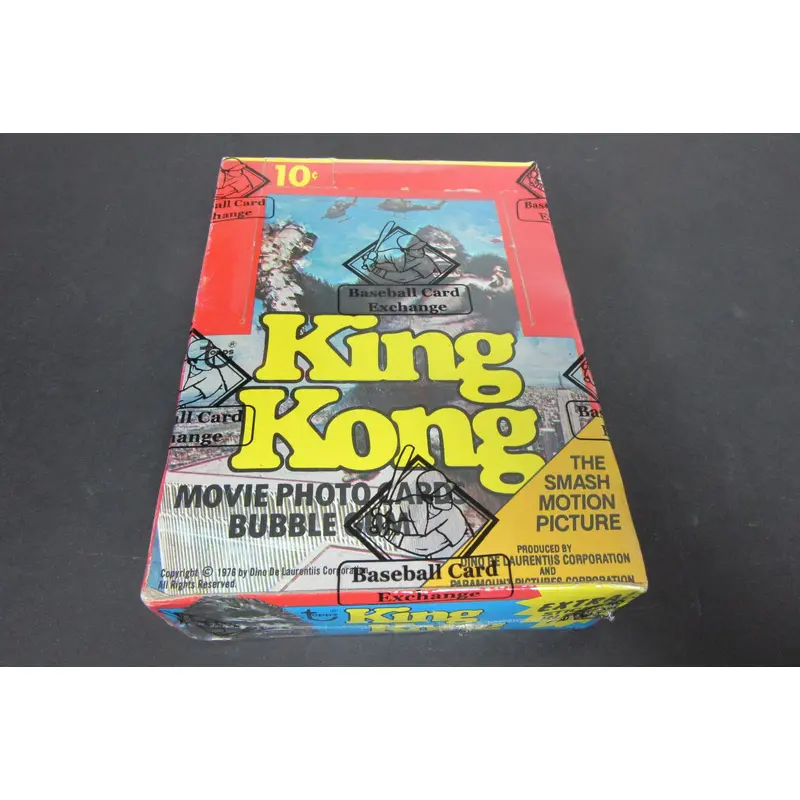 1976 Topps King Kong Unopened Wax Box (BBCE)