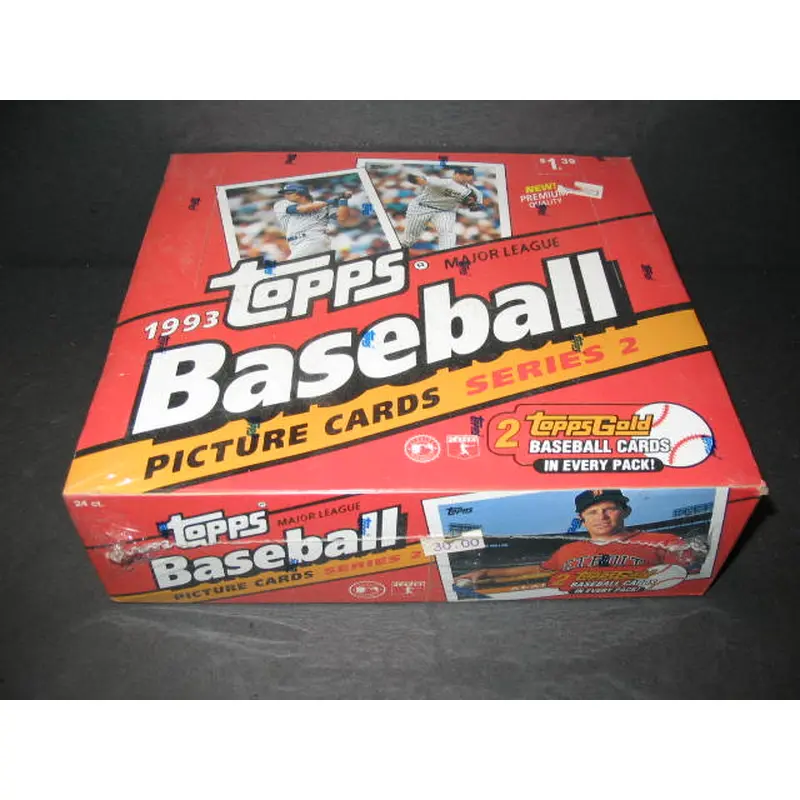 1993 Topps Baseball Series 2 Cello Box