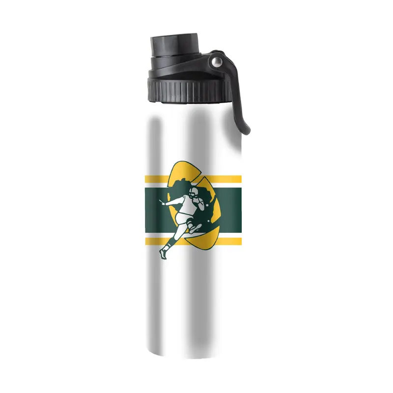 Green Bay Packers Throwback 21oz Stripe Twist Top Water Bottle