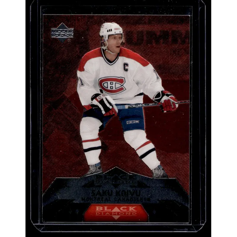 2007-08 Upper Deck Black Diamond - Ruby - Saku Koivu #139 /100