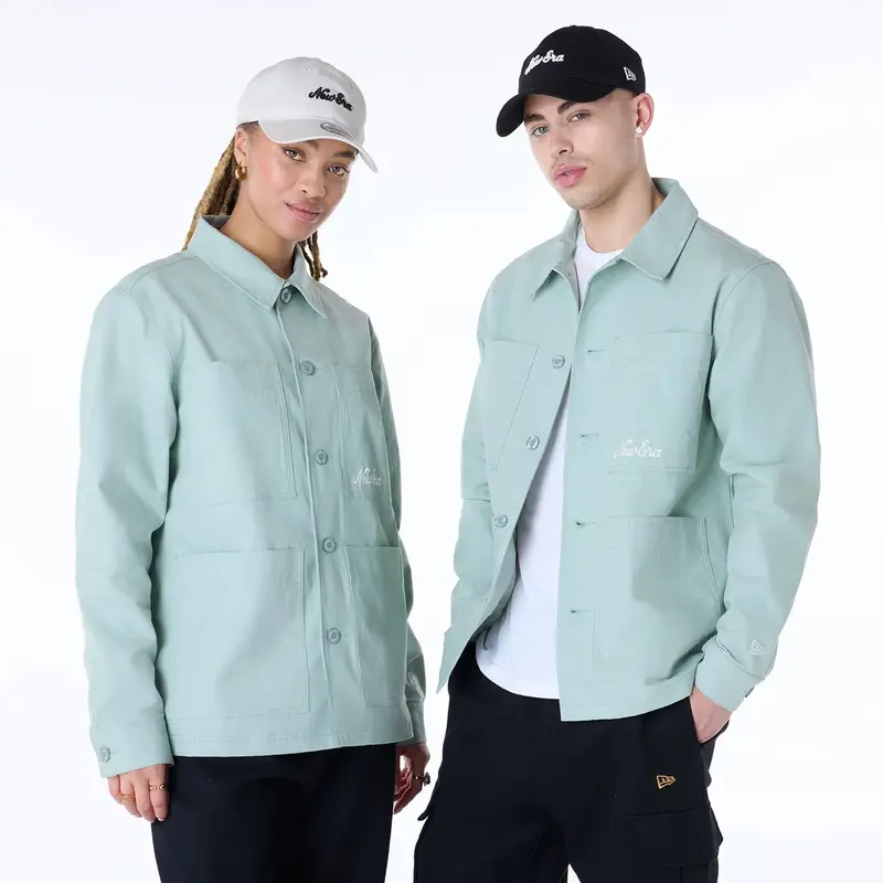 New Era Essential Pastel Green Shacket