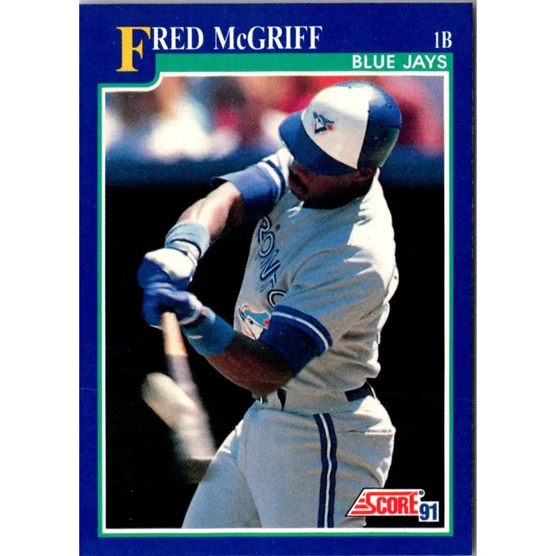 1991 Score Fred McGriff #480