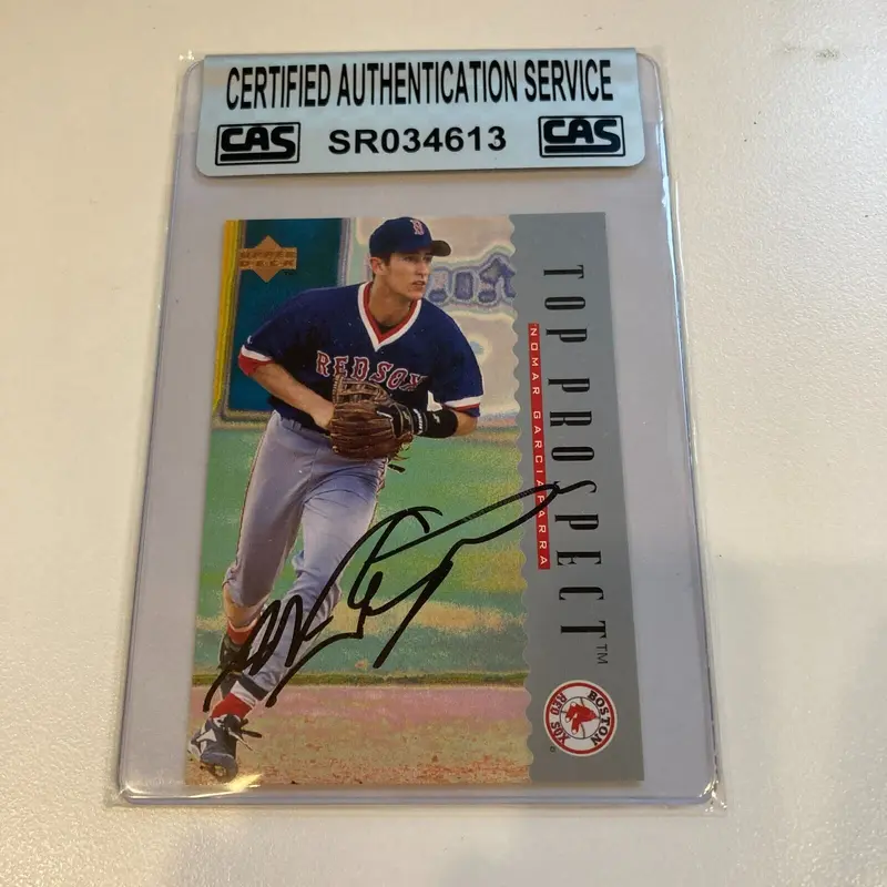 1995 Upper Deck Nomar Garciaparra Signed RC CAS Certified Auto