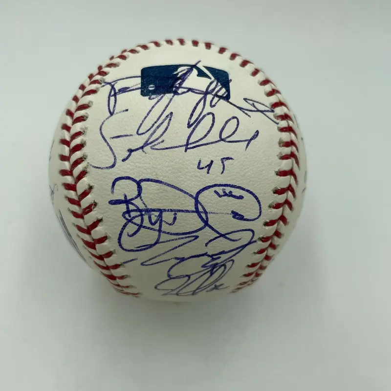 2008 Chicago Cubs Team Signed Official Major League Baseball With JSA COA
