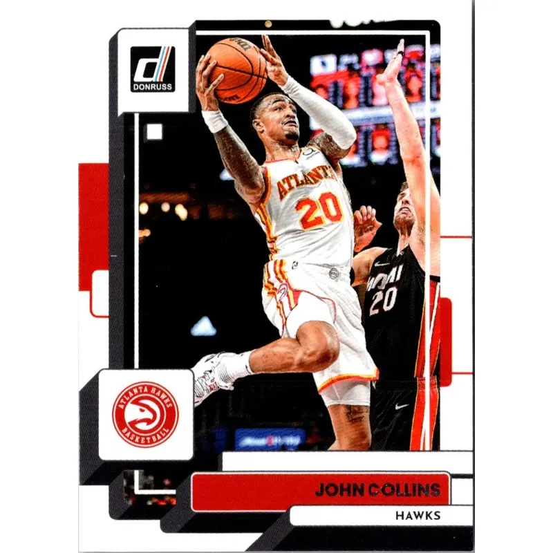 2022 Donruss Holo Laser Red/Gold John Collins #60