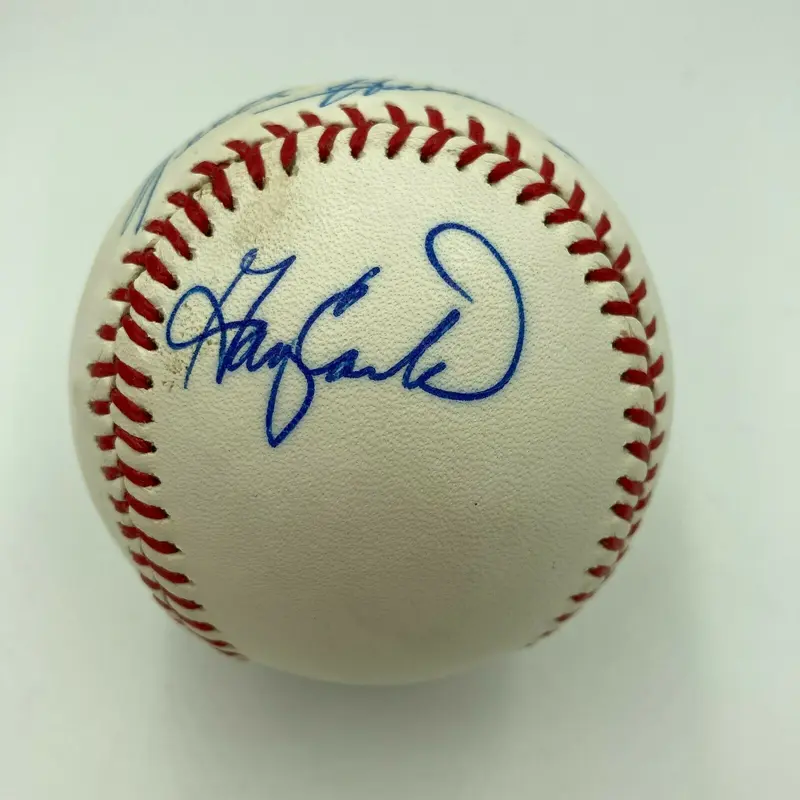 Gary Carter & Keith Hernandez Signed National League Baseball JSA COA