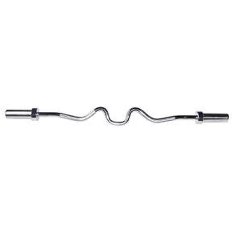 New Apollo 47" Olympic Super Curl Bar W/ Collars