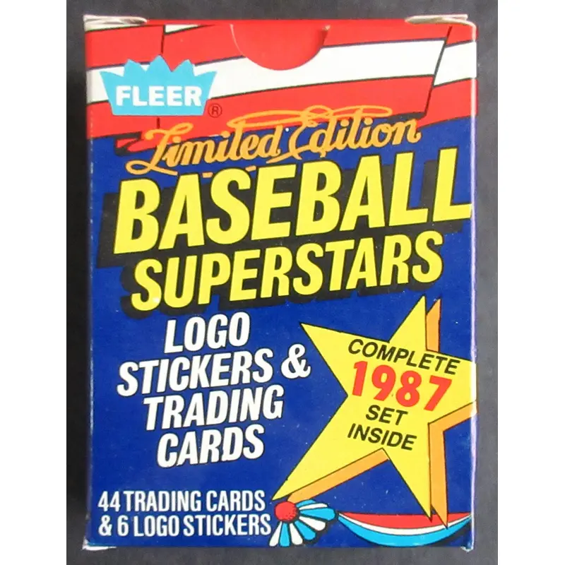 1987 Fleer Baseball Limited Edition Baseball Superstars Factory Set