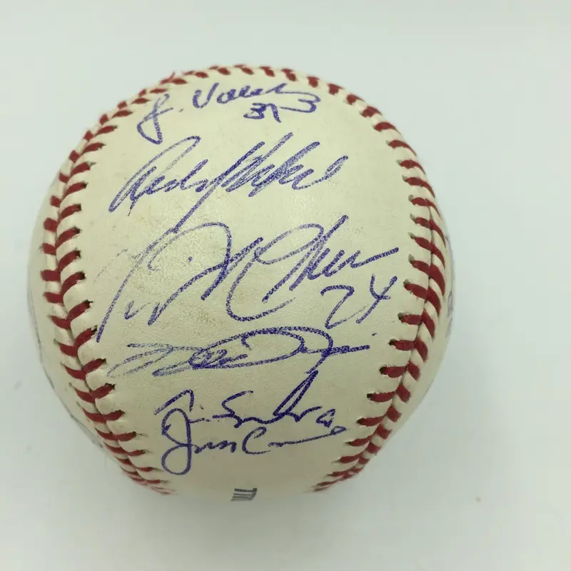 2004 Florida Marlins Team Signed Major League Baseball With Miguel Cabrera