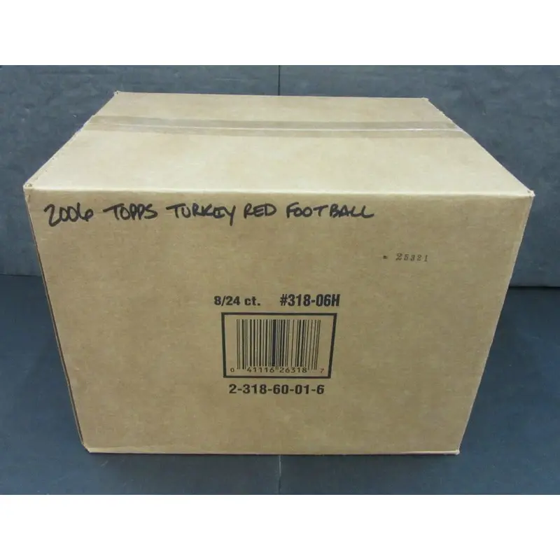 2006 Topps Turkey Red Football Case (Hobby) (8 Box)