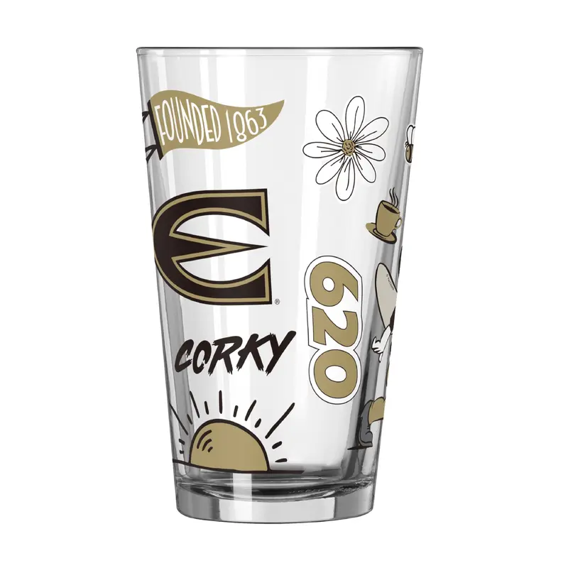 Emporia State 16oz Native Pint Glass