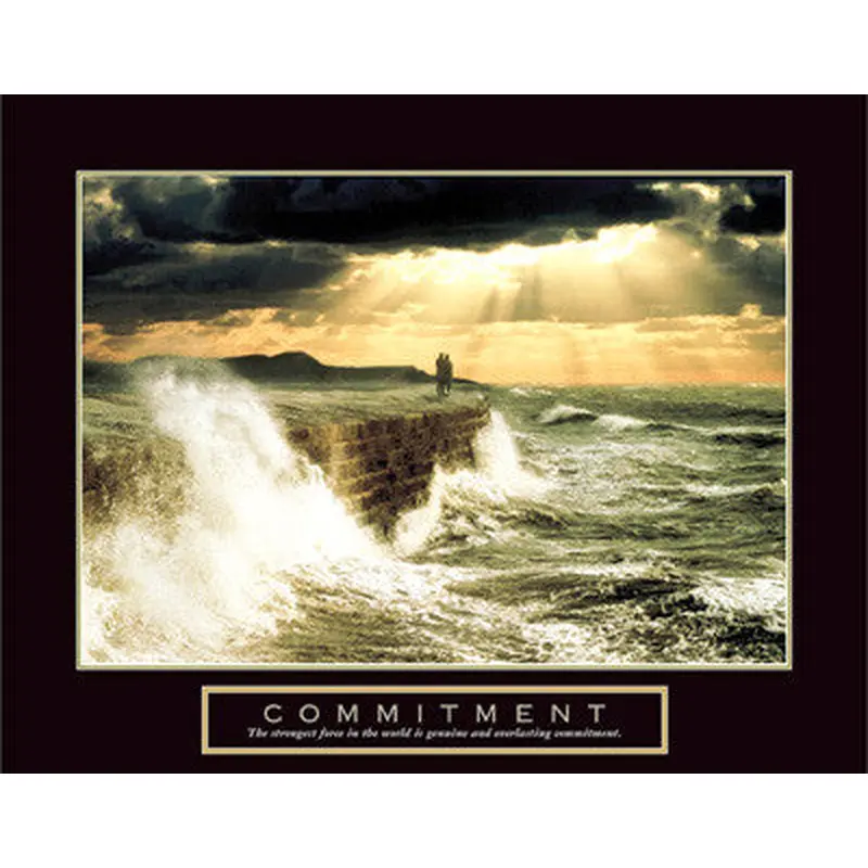 Oceanside "Commitment" Inspirational Poster - Front Line